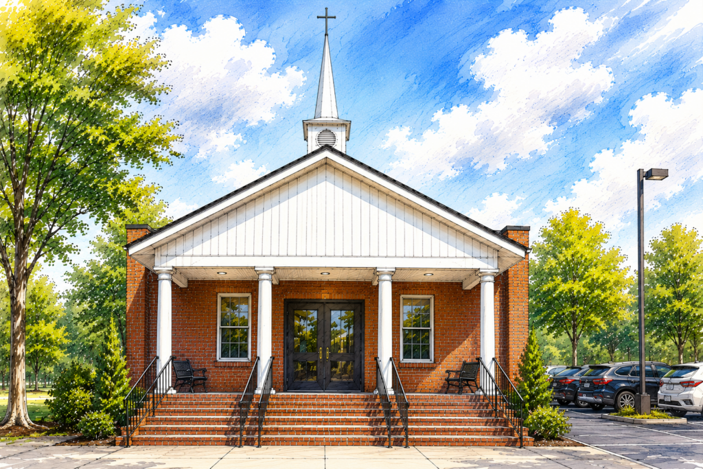 church sketch
